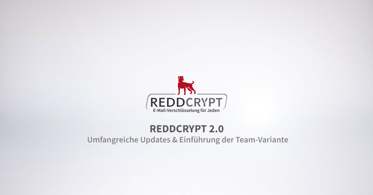 REDDCRYPT 2.0 – Updates & Launch der Team-Variante