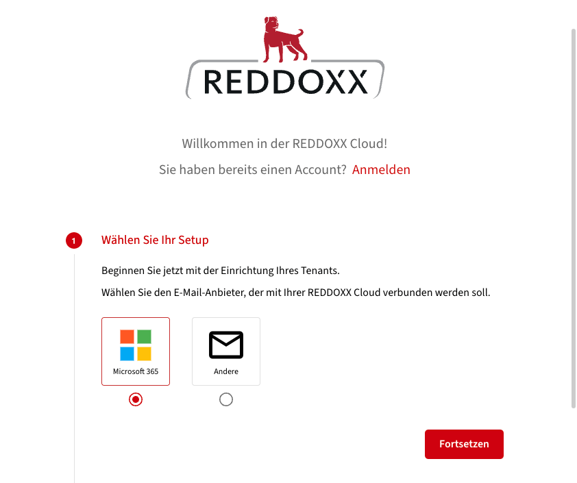 REDDOXX Cloud mit dem Mailserver verbinden