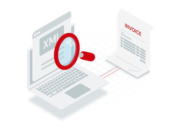 E-Rechnung - XML durchsuchen im E-Mail Archiv