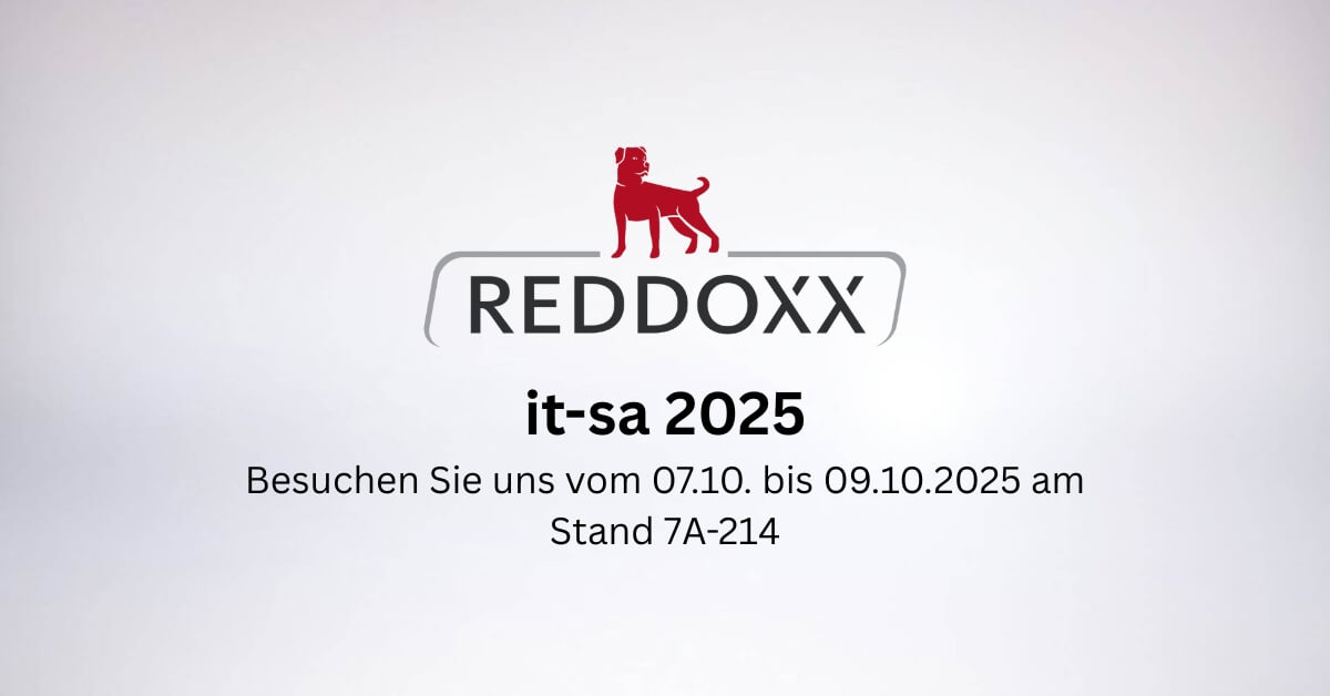 it-sa 2025: REDDOXX Lösungen live erleben
