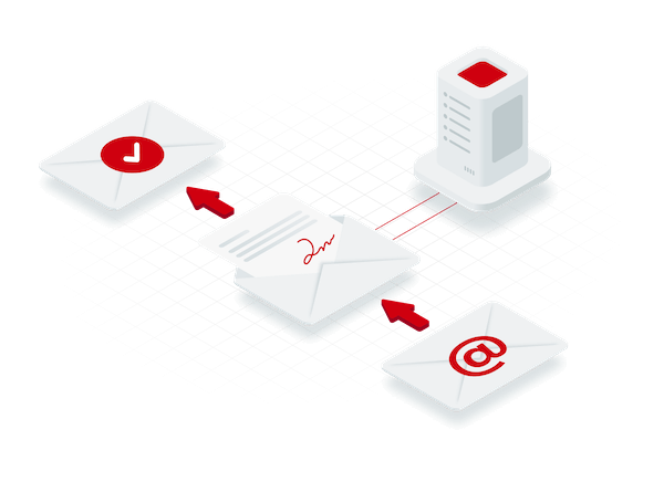Central digital signature on the e-mail gateway Central digital signature on the e-mail gateway